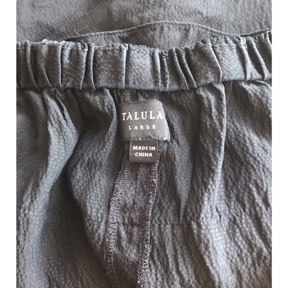 Vintage talula aritzia tiered black silk skirt large - Picture 3 of 6